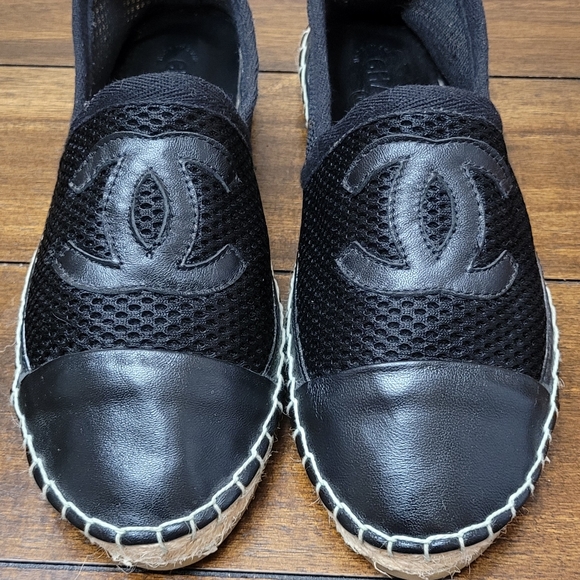 AUTHENTIC CC CHANEL ESPADRILLES 38 EU - Picture 3 of 11